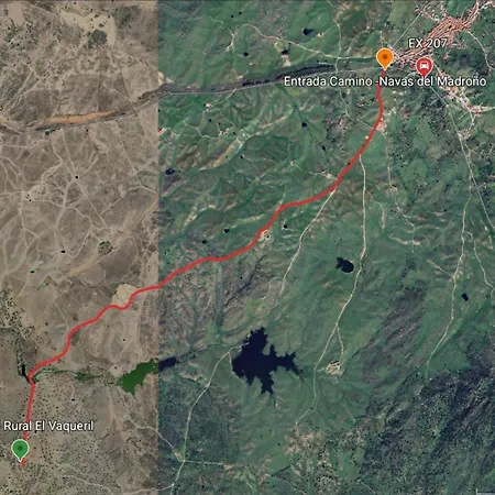 Rural El Vaqueril מלון Navas del Madroño